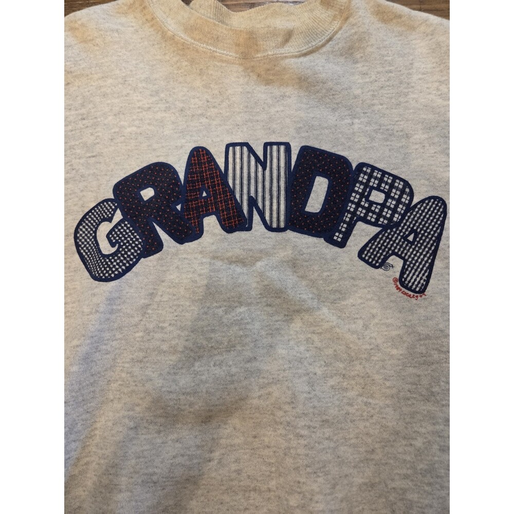 Vintage 1989 Hanes Activewear Grandpa Sweatshirt XL